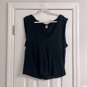 Free People black muscle tee